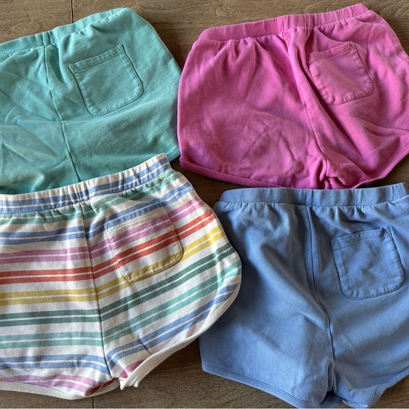 Hanna Anderson Colorful Girls' Dolphin Shorts - Pink, Striped, Mint, Blue - Picture 3 of 3